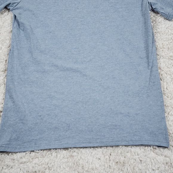 Under Armour Tshirt Mens Small Grey Foundation Logo Graphic Tee Active Gym Top - Picture 8 of 9